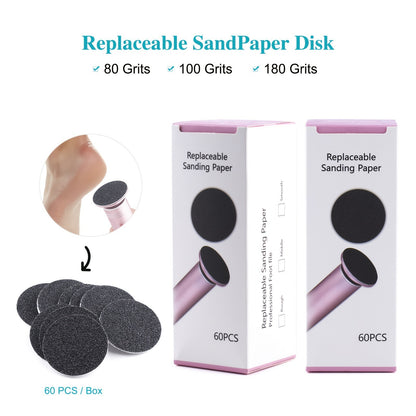 Hornhaut-Schleifpads für Fußpflegegerät (60er Set)